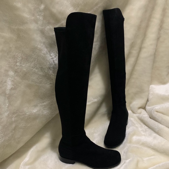 STUART WEITZMAN NWOB 50/50 suede otk boots - Picture 3 of 6